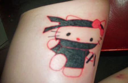 tatto ninja kitty|Tattoo Ninja Kitty aka Miau Milou : r/MiauMilou